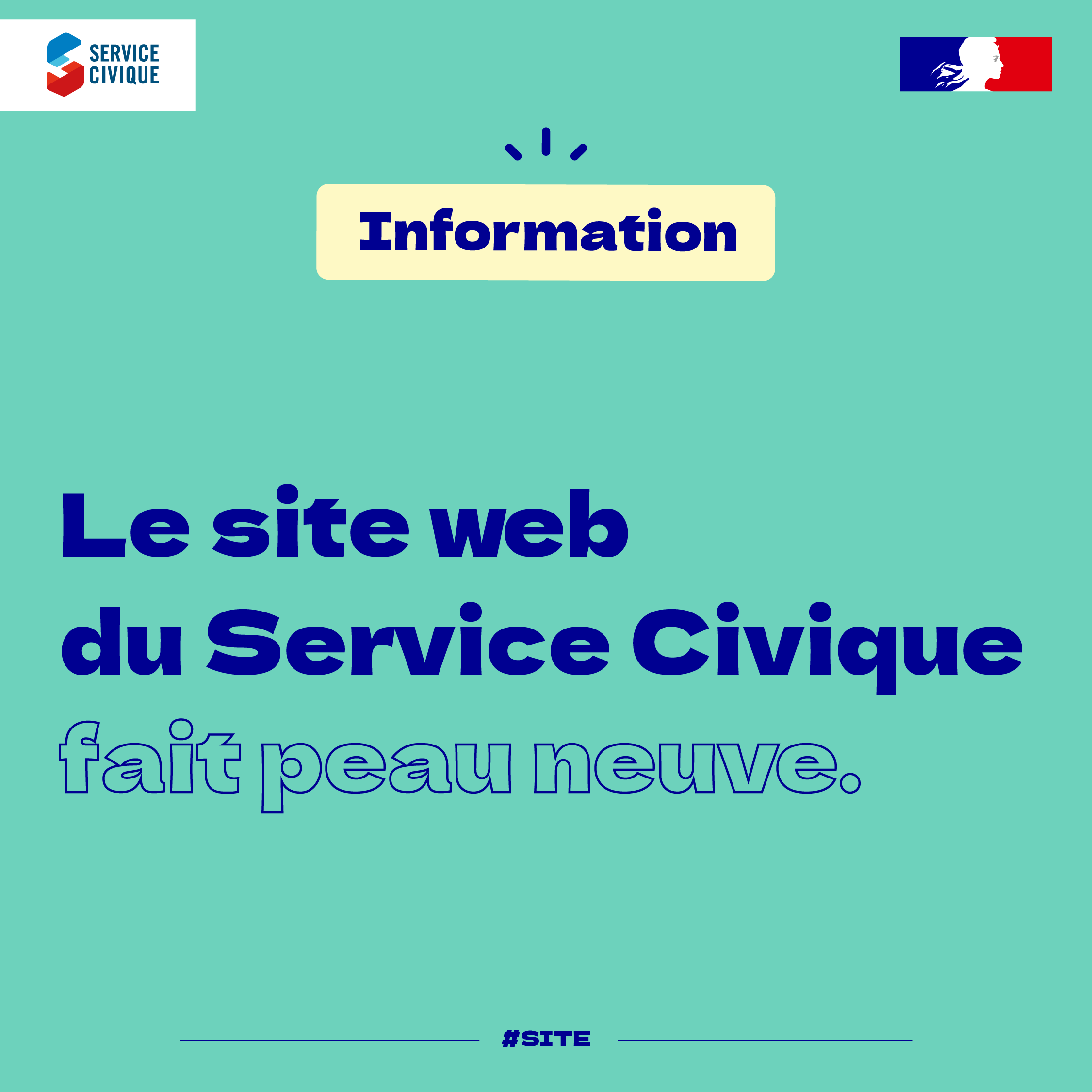 Le site web du service civique fait peau neuve